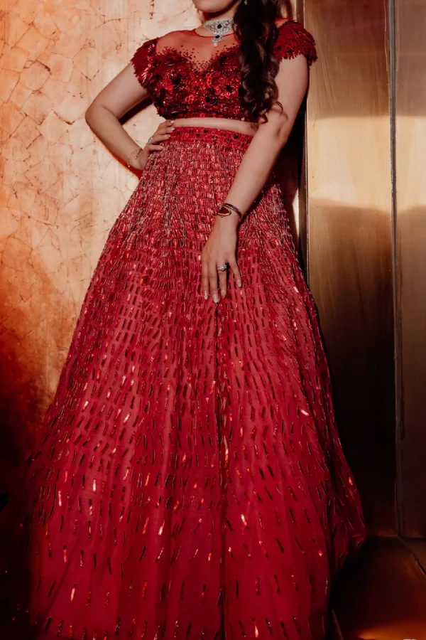 Pankaj & Nidhi Lehenga Set - Image 2