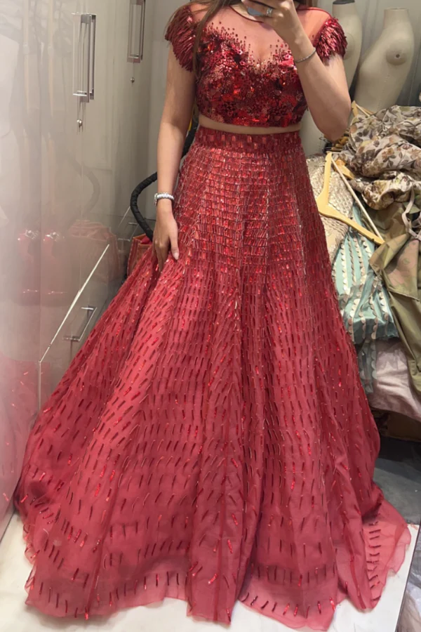 Pankaj & Nidhi Lehenga Set - Image 3