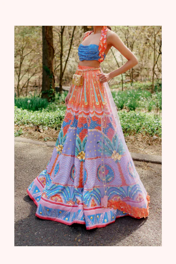 Papa Don't Preach Embellished Lehenga Set - Image 2