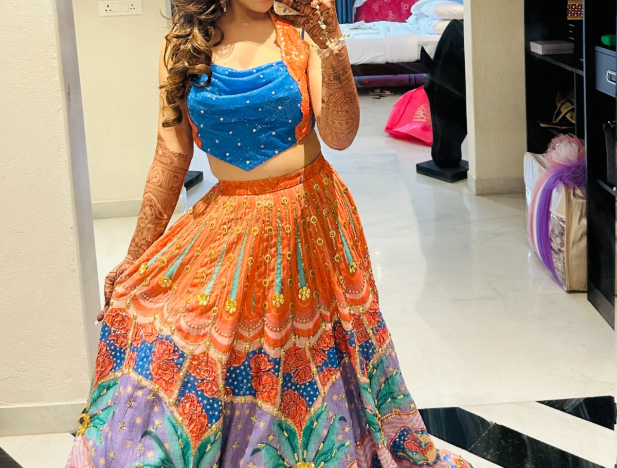 Papa Don't Preach Embellished Lehenga Set - Image 5