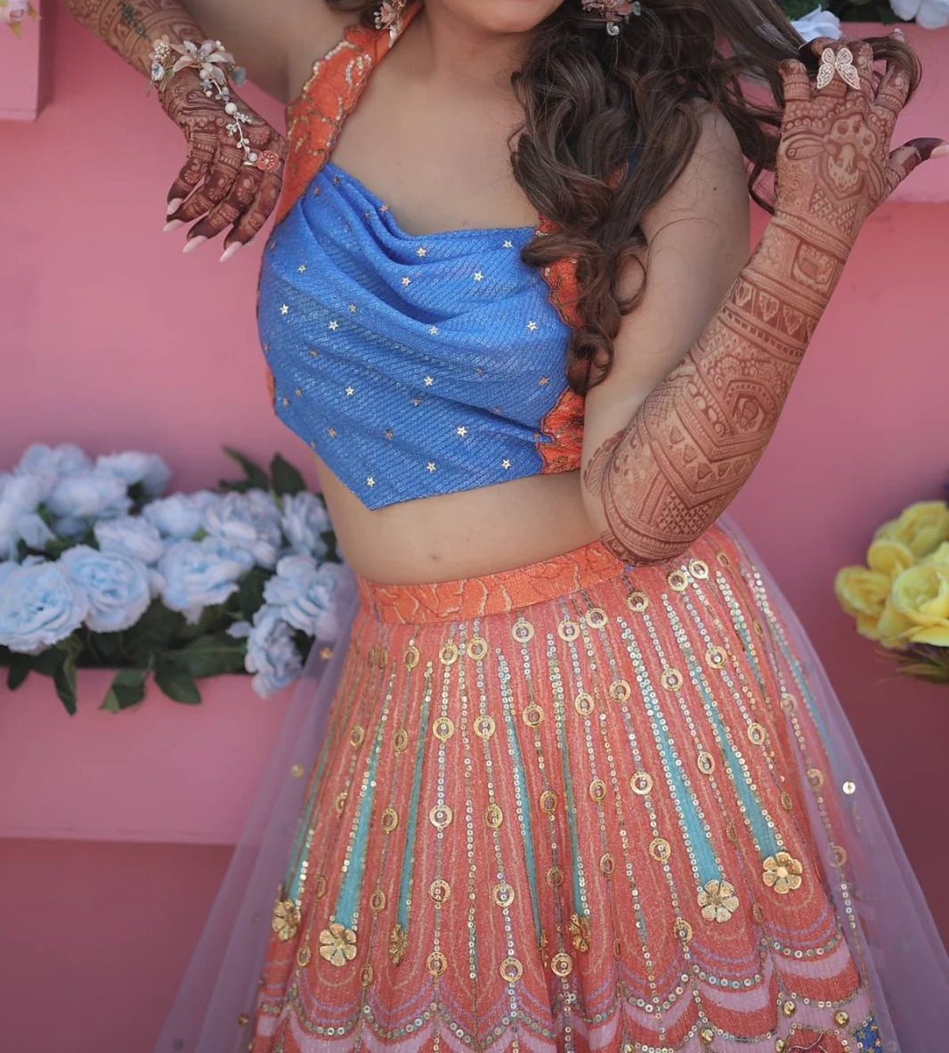 Papa Don't Preach Embellished Lehenga Set - Image 6