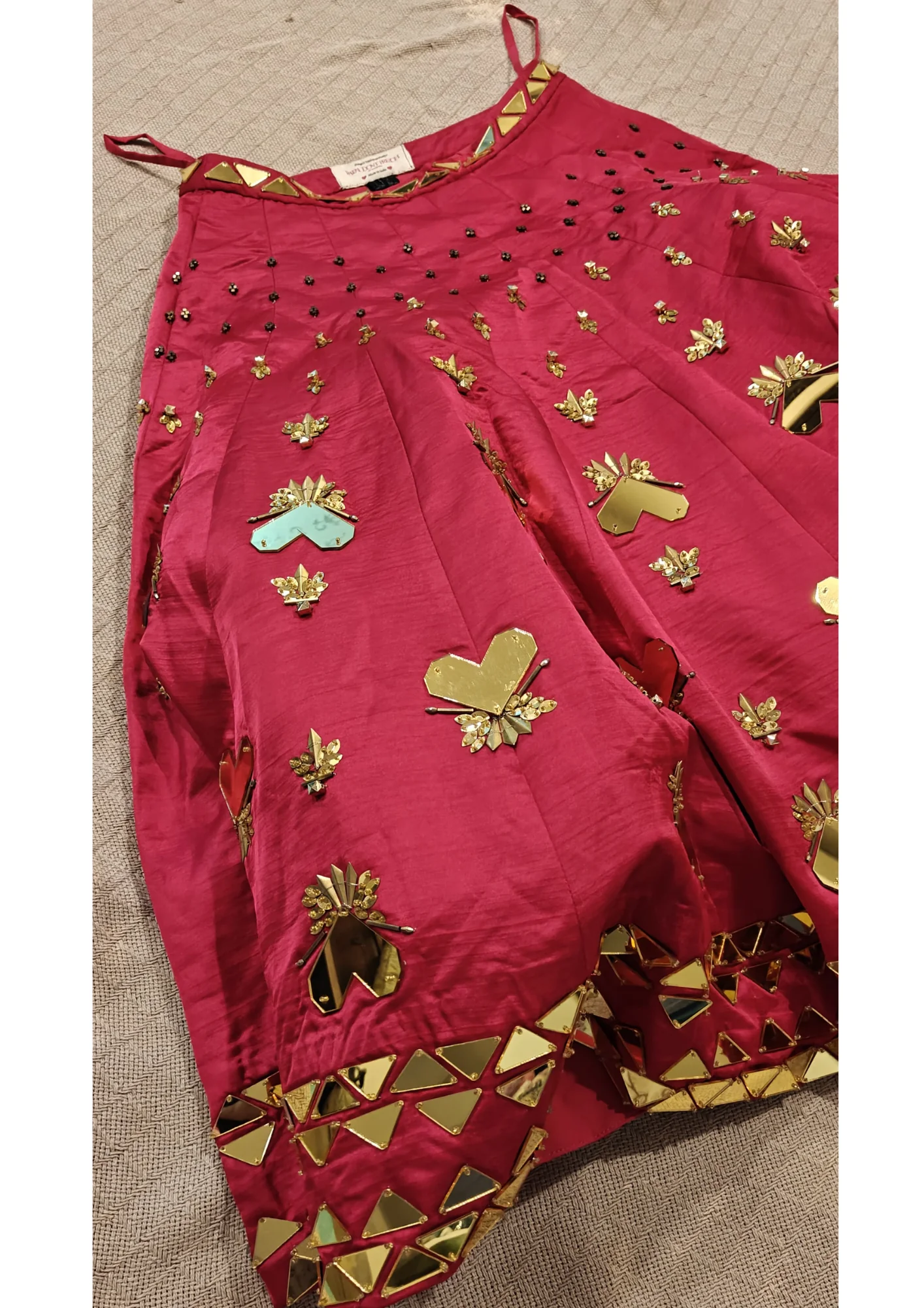 Papa Don't Preach Embellished Skirt set - Image 3