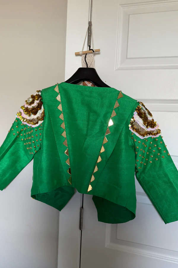 Papa Don't Preach Green Jumpsuit with Jacket - Image 5