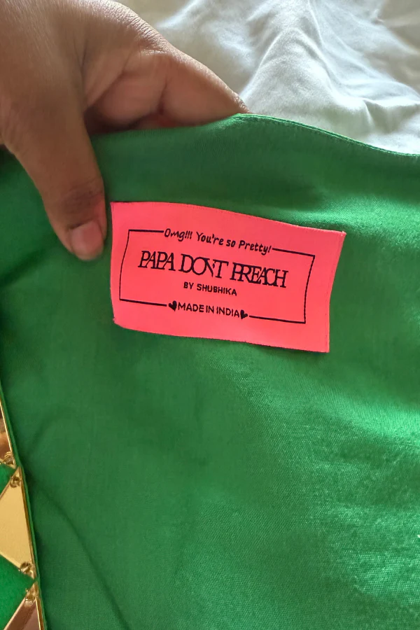 Papa Don't Preach Green Jumpsuit with Jacket - Image 8