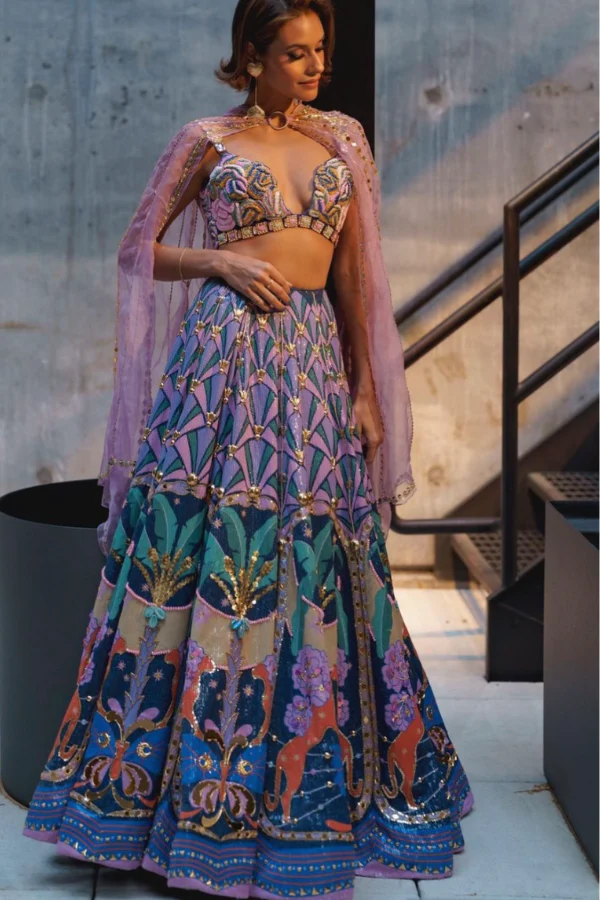 Papa Don't Preach Lehenga Set - Image 2