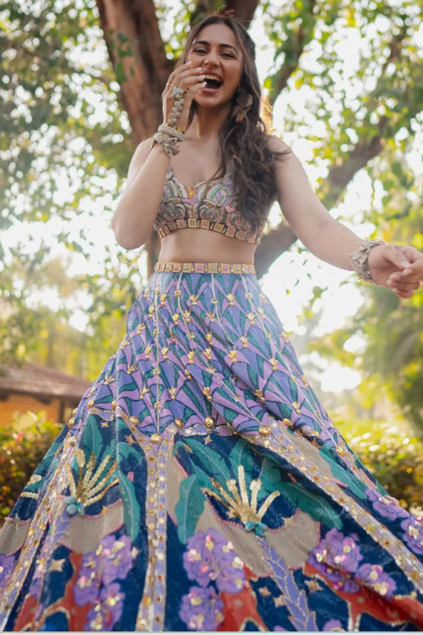 Papa Don't Preach Lehenga Set - Image 3