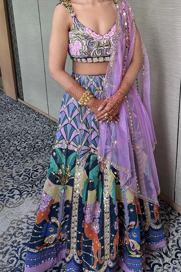 Papa Don't Preach Lehenga Set - Image 4