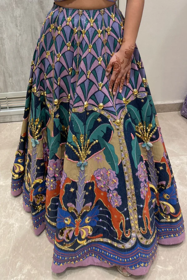 Papa Don't Preach Lehenga Set - Image 6