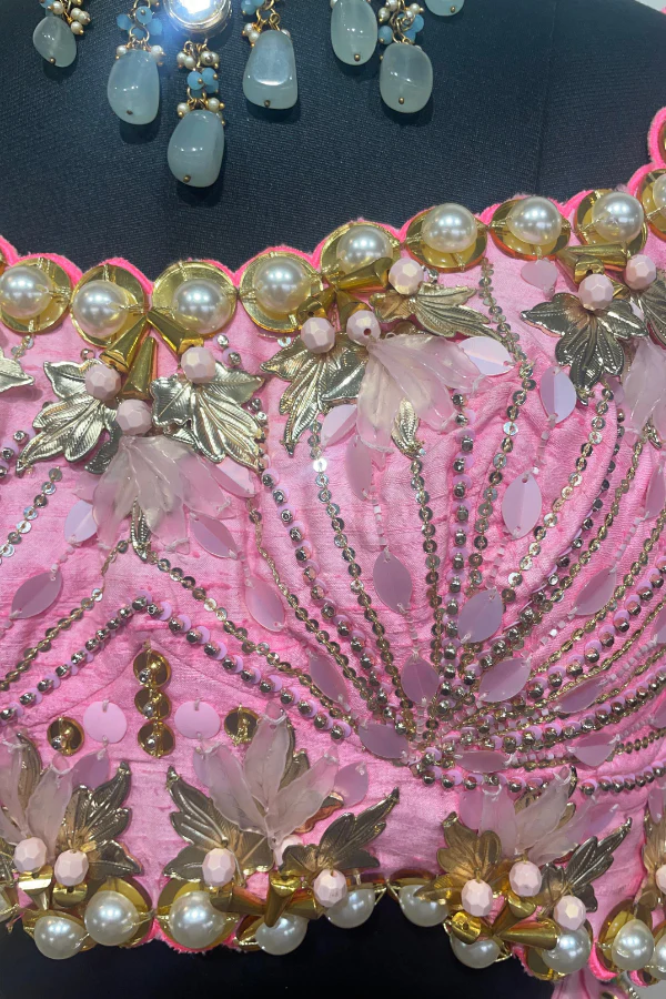 Papa don't preach panel embellished lehenga set - Image 6