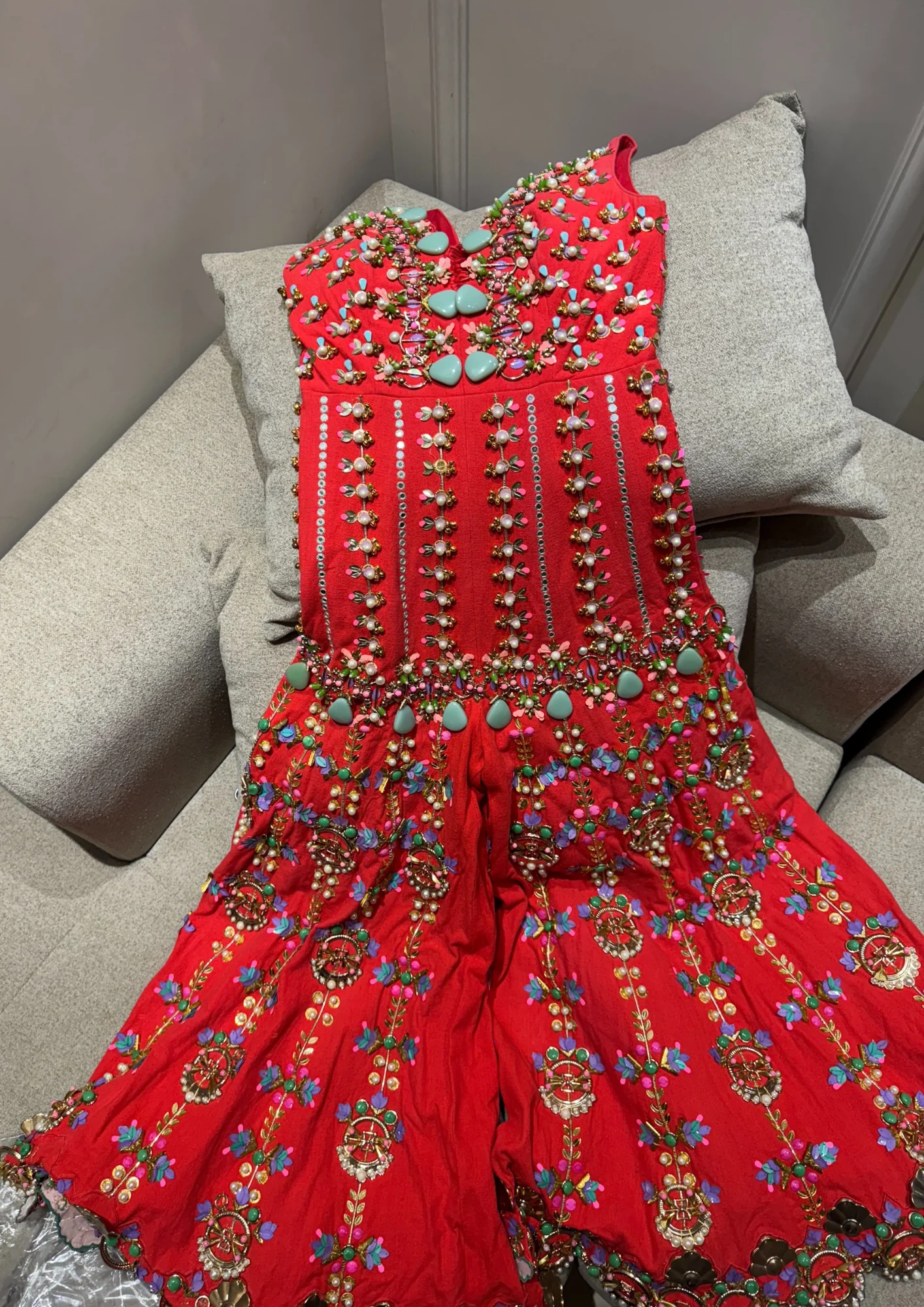 Papa Don't Preach Embellished Jumpsuit - Image 7