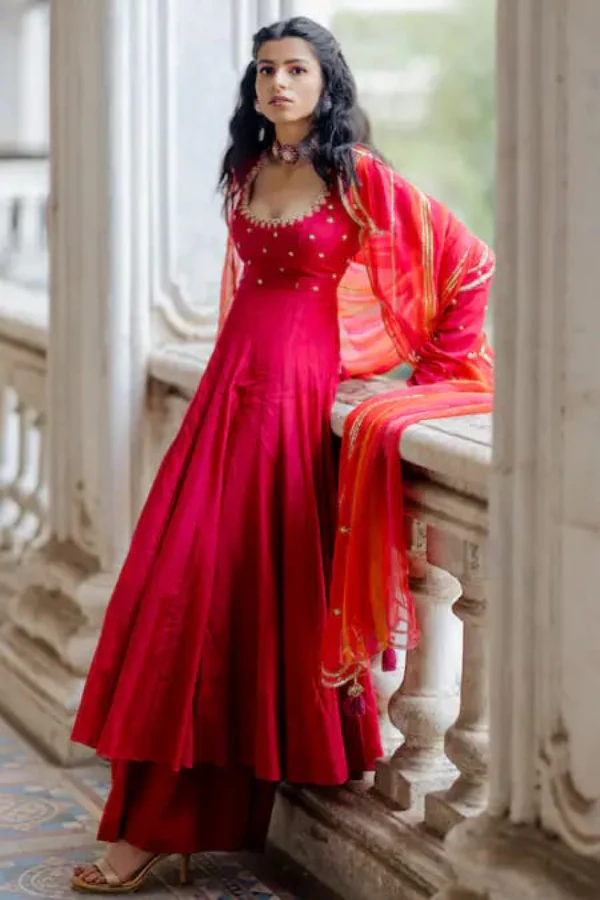 Paulmi And Harsh Anarkali Set - Image 2