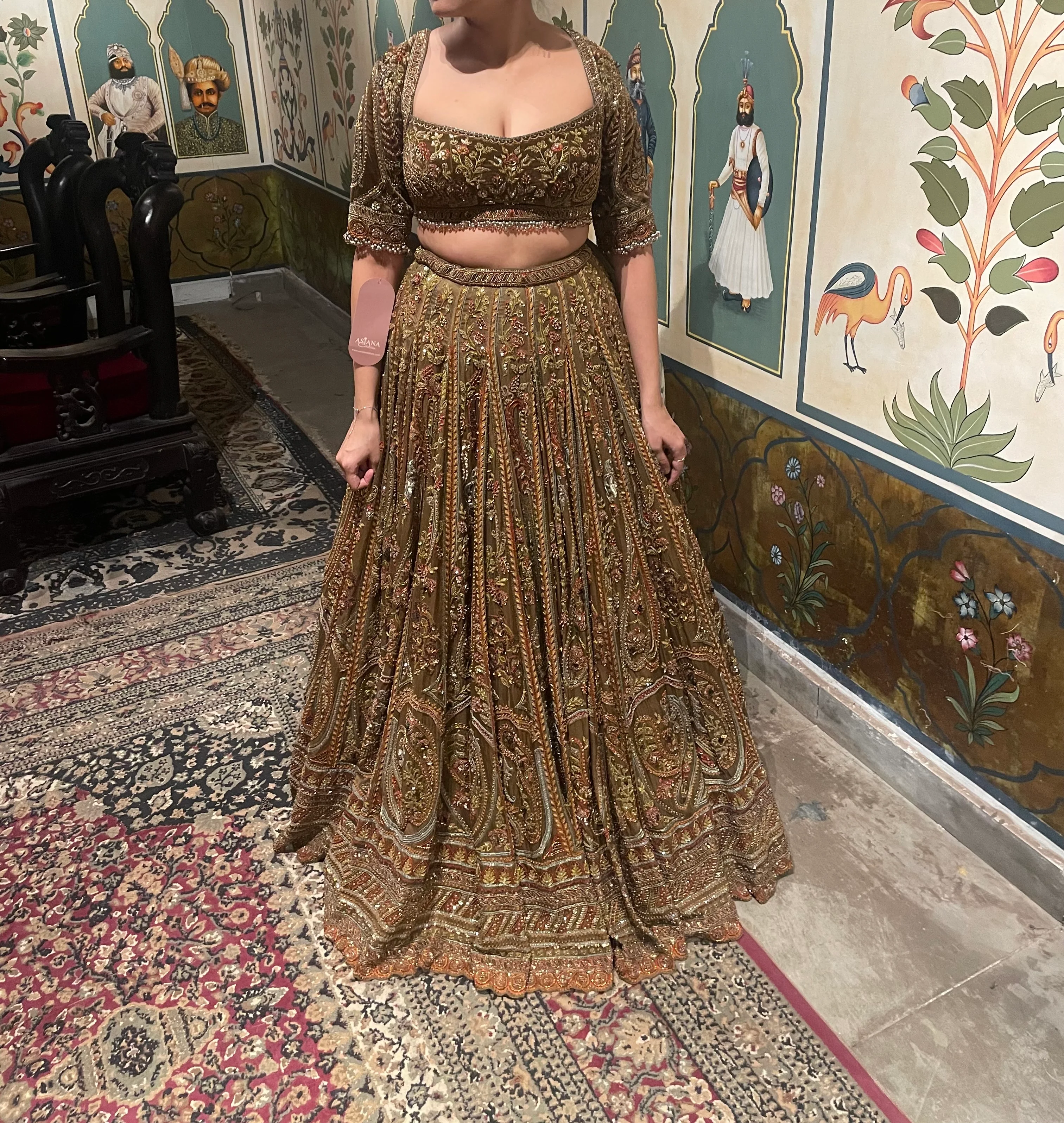 Payal Keyal Embroidered Bridal Lehenga Set - Image 4