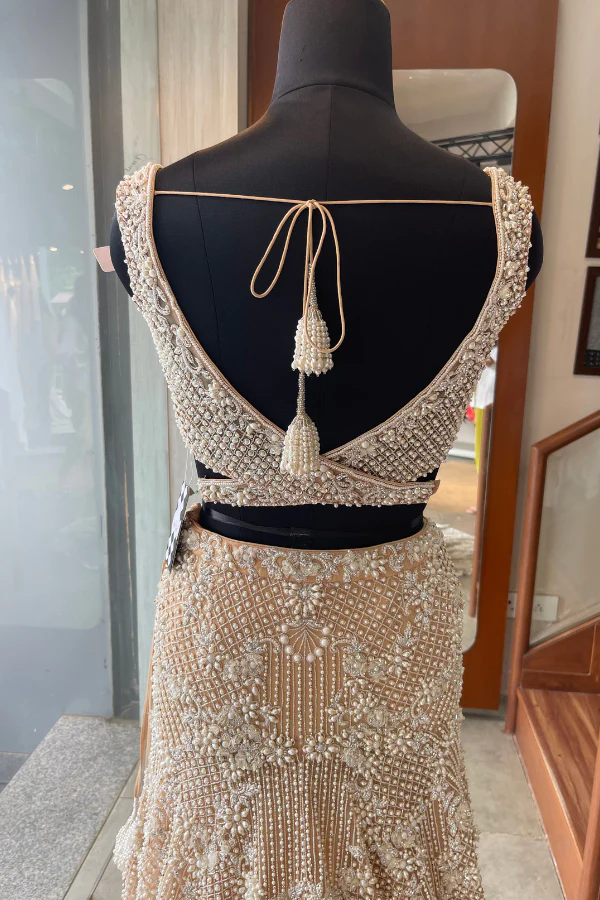 Payal Keyal Ivory Jacket lehenga set - Image 6