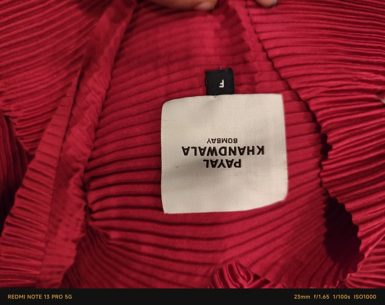 Payal Pratap Red Tunic - Image 4
