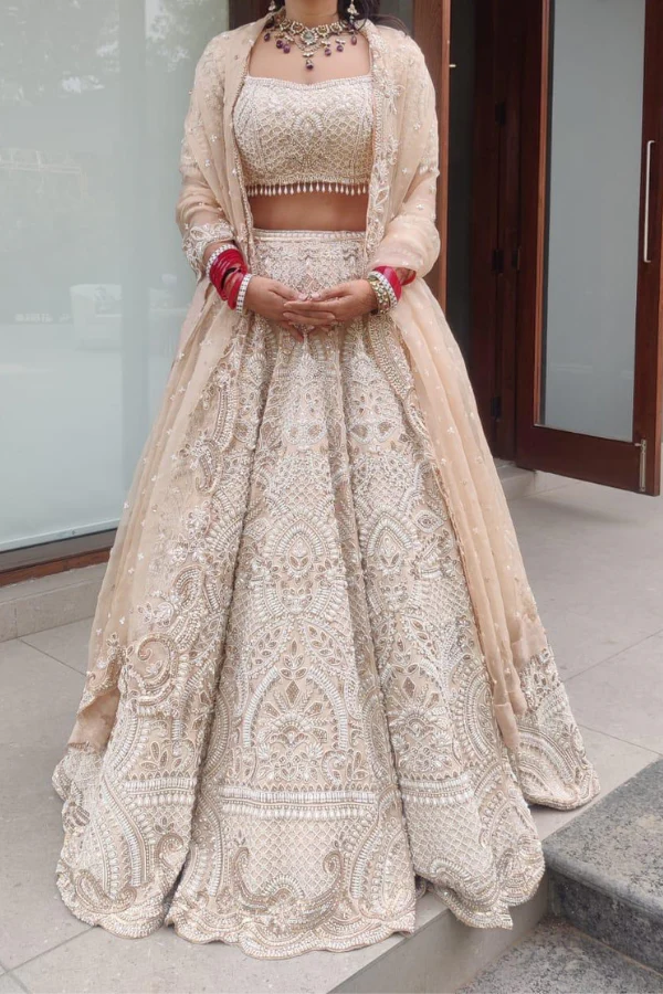 Pearl lehenga set - Image 3