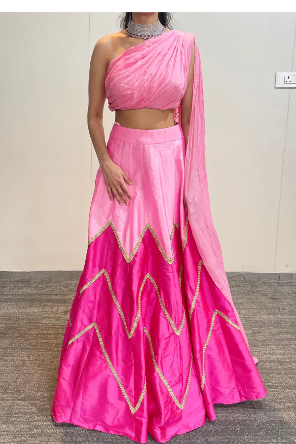 Pink Lehenga set