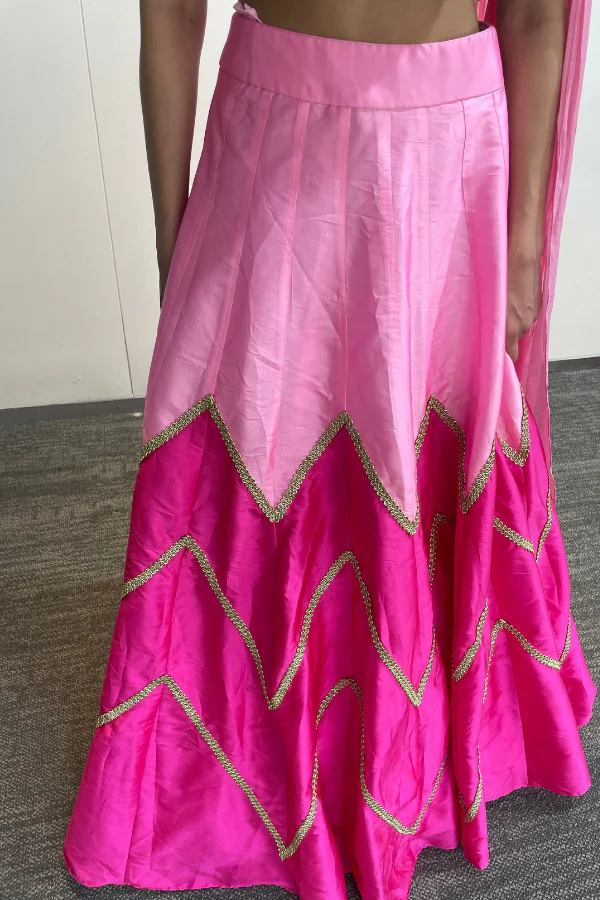 Pink Lehenga set - Image 3