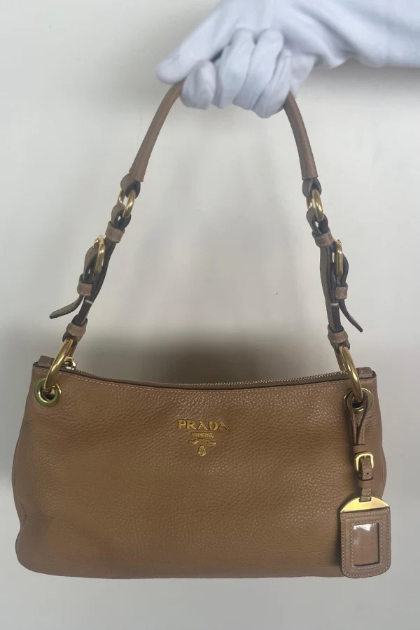 Prada Vitello Daino Shoulder Bag - Image 4