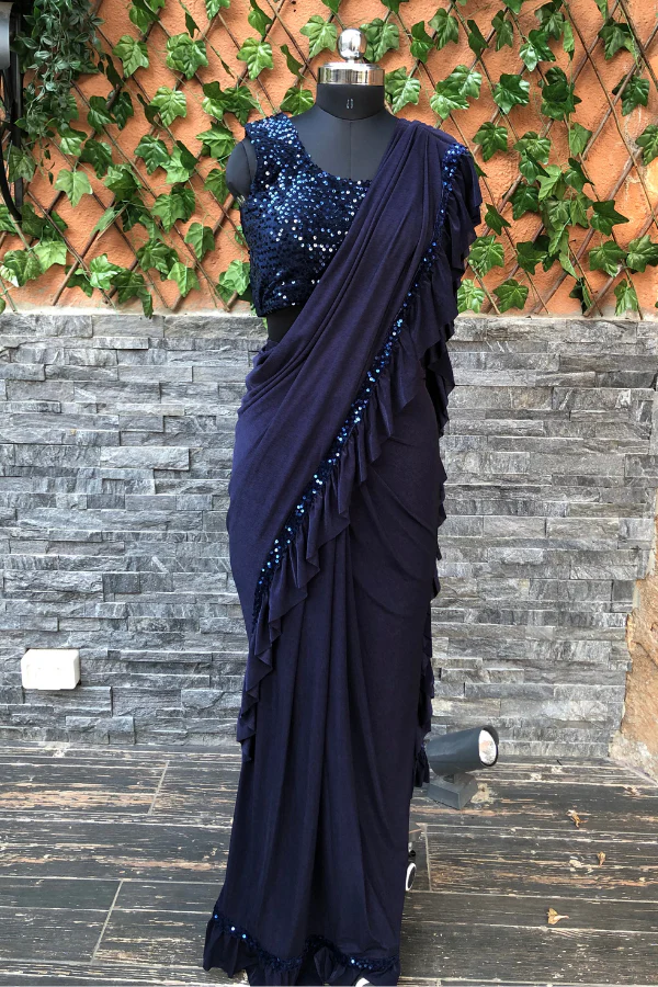 Pre stitched saree