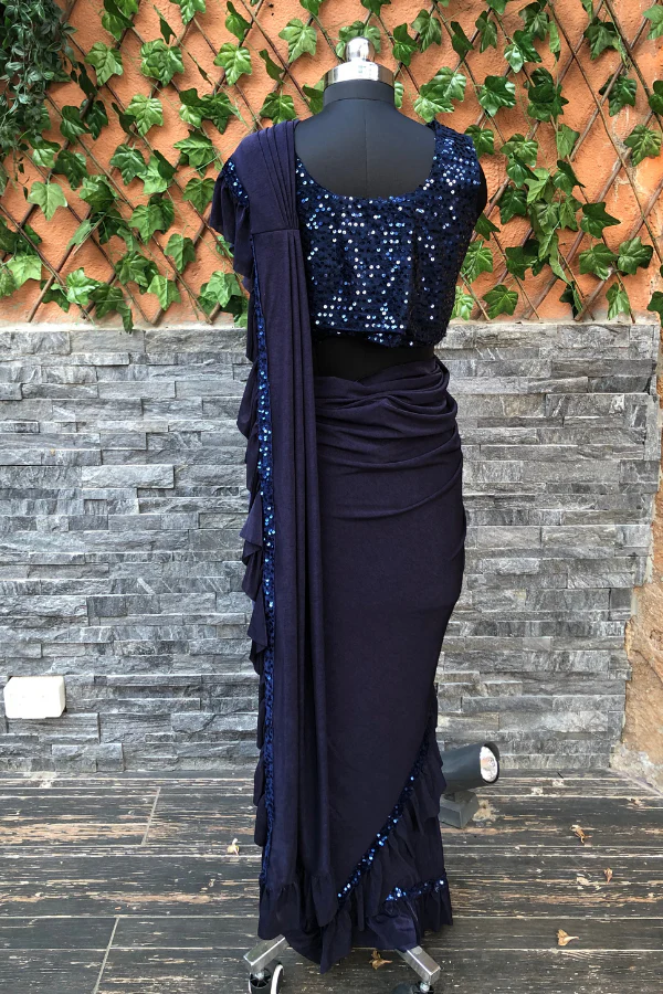 Pre stitched saree - Image 3