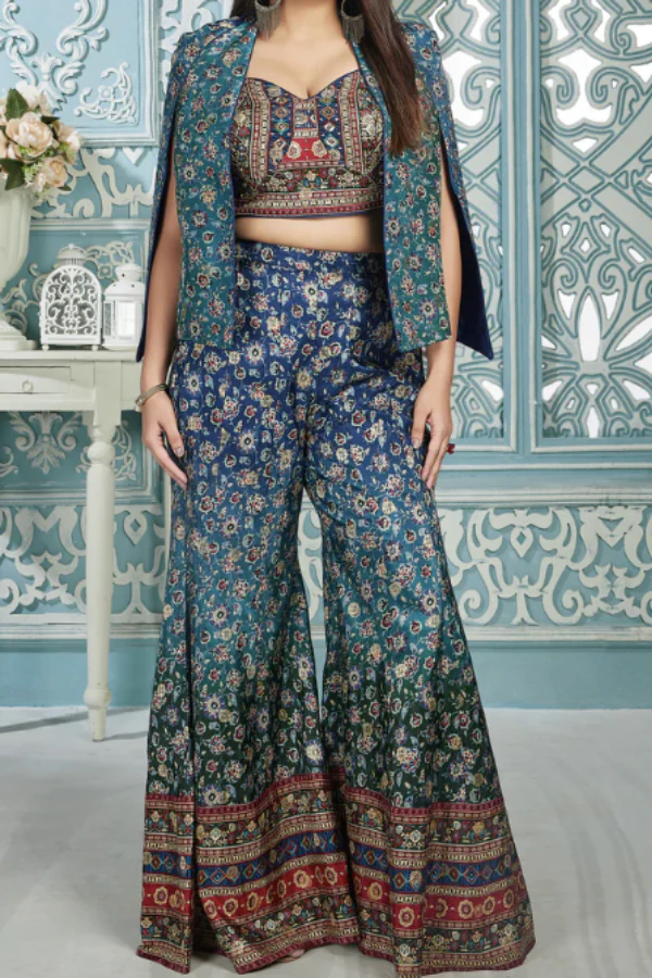 Printed palazzo set