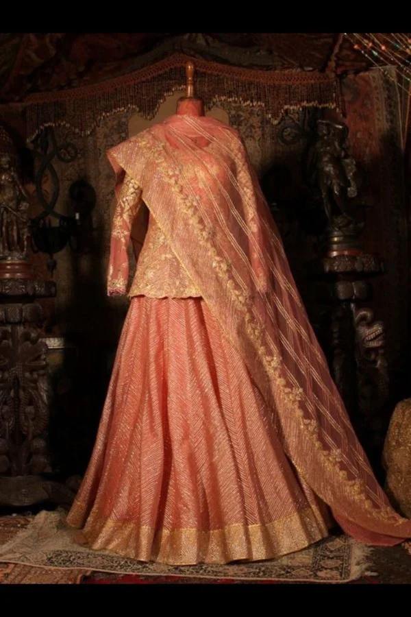 RAH dust pink embroidered lehenga - Image 2