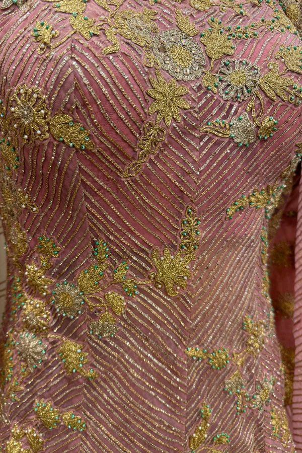 RAH dust pink embroidered lehenga - Image 4