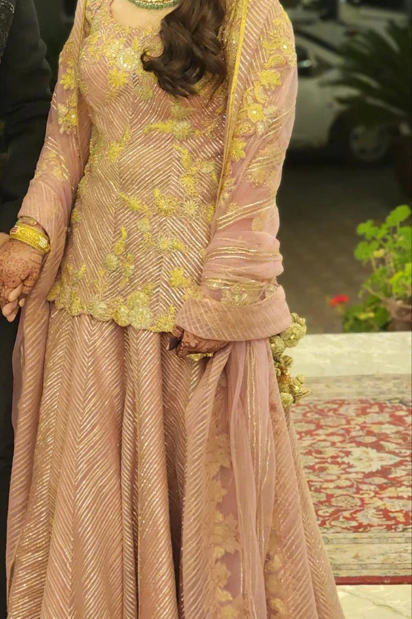 RAH dust pink embroidered lehenga - Image 5