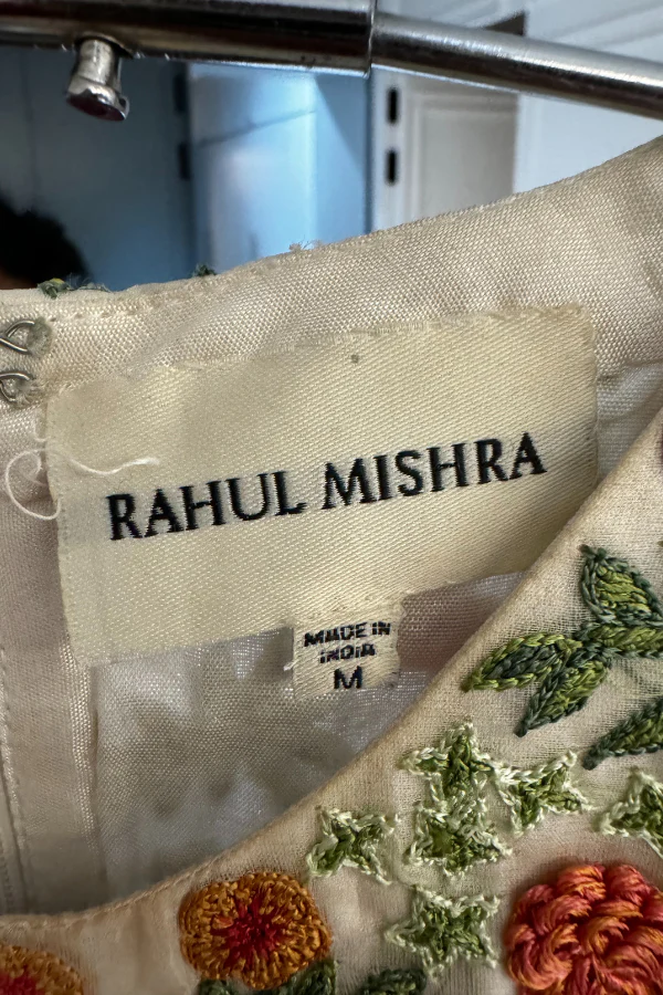 Rahul Mishra floral embroidered dress - Image 5