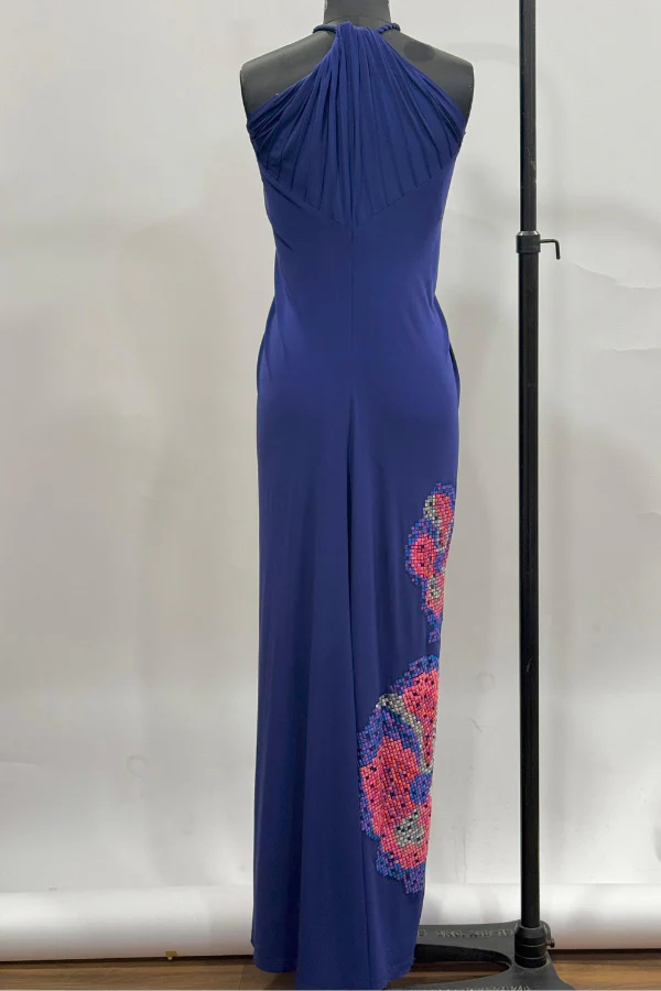 Rana Gill Blue Dress - Image 2