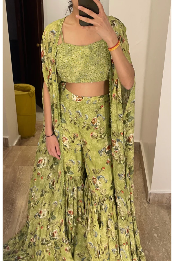Reyhana gharara set - Image 4