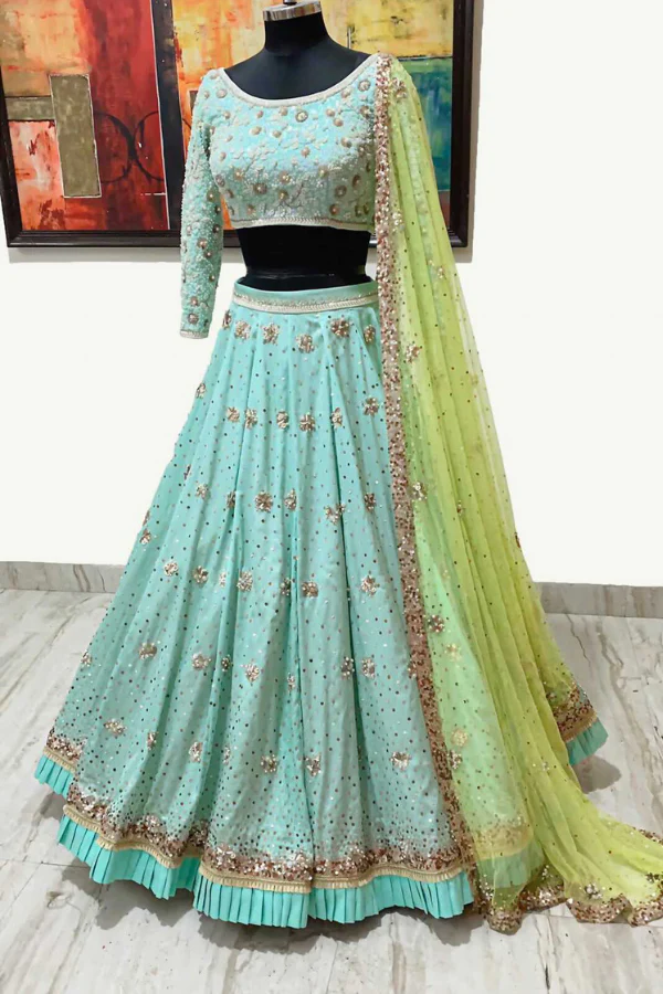 Rianta's Green lehenga set