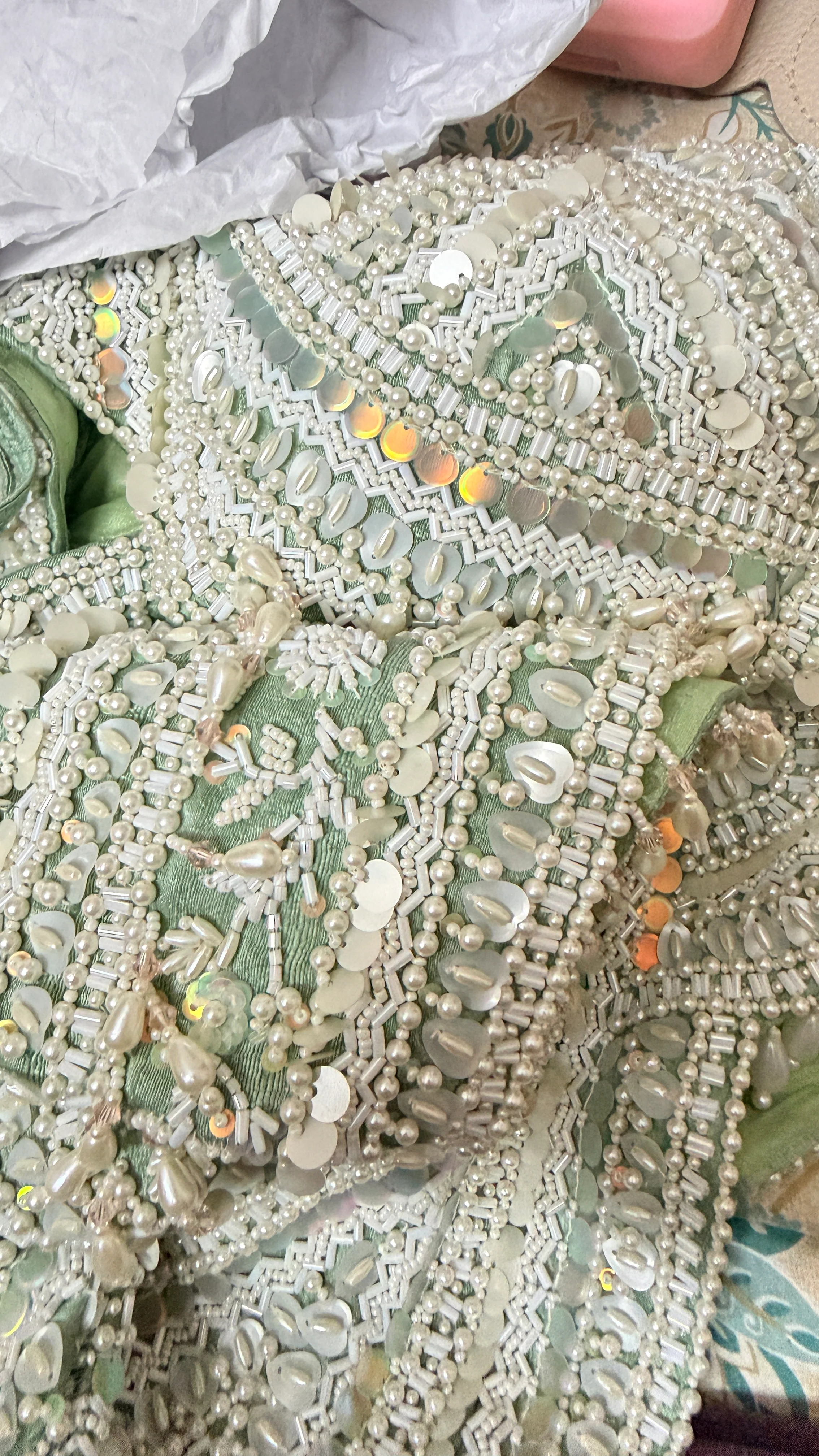 Rianta's Sage Green Ariel Lehenga Set - Image 5
