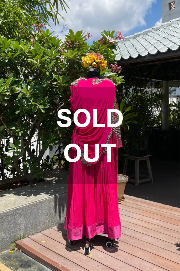 Ridhi Mehra Hot pink anarkali