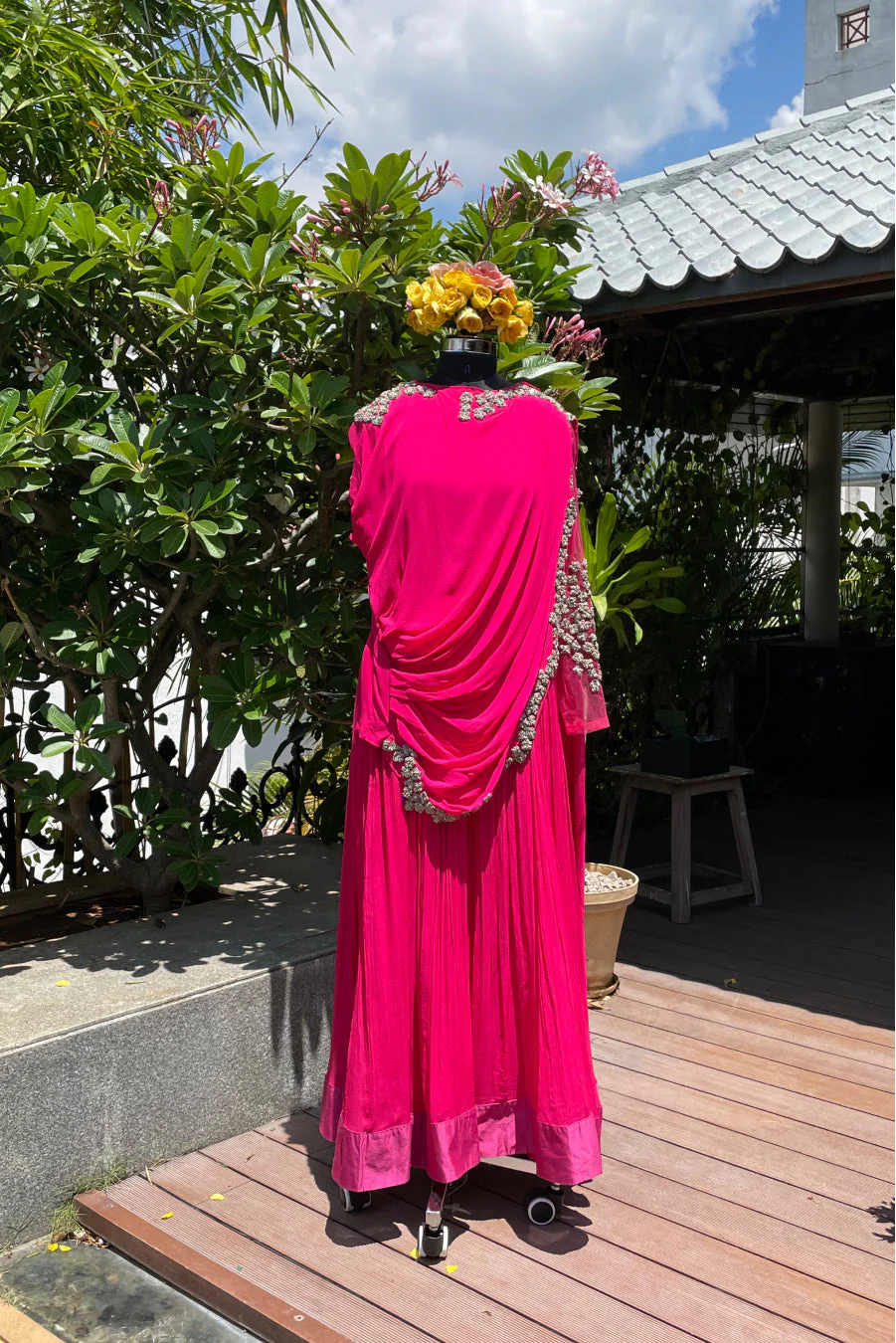 Ridhi Mehra Hot pink anarkali - Image 2