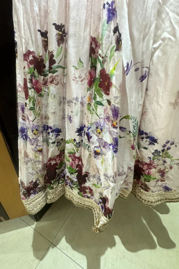 Ridhi Mehra pink anarkali with dupatta - Image 4