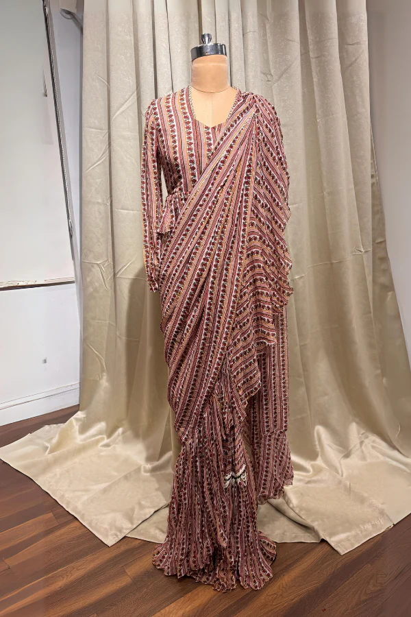 Ridhi Mehra Printed saree set - Image 2