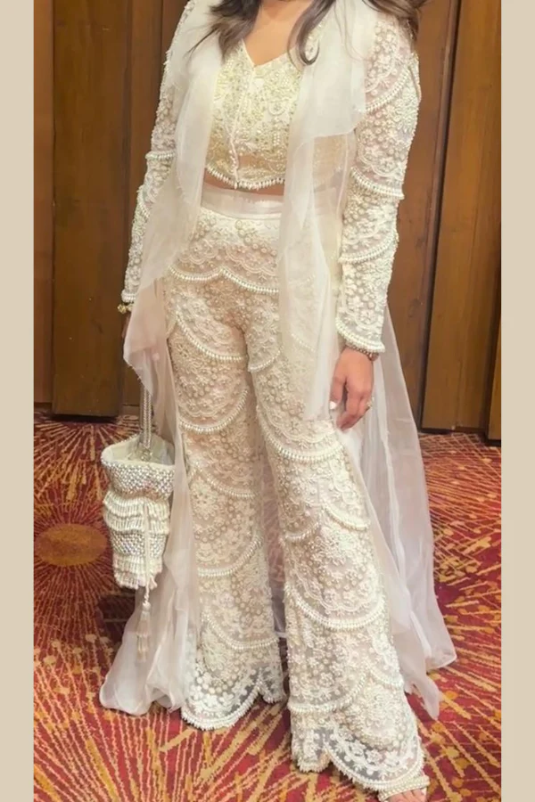Ridhima Bhasin Embroidered Jacket Set - Image 2