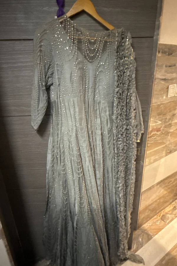 Ridhima Bhasin Grey ombre anarkali - Image 2