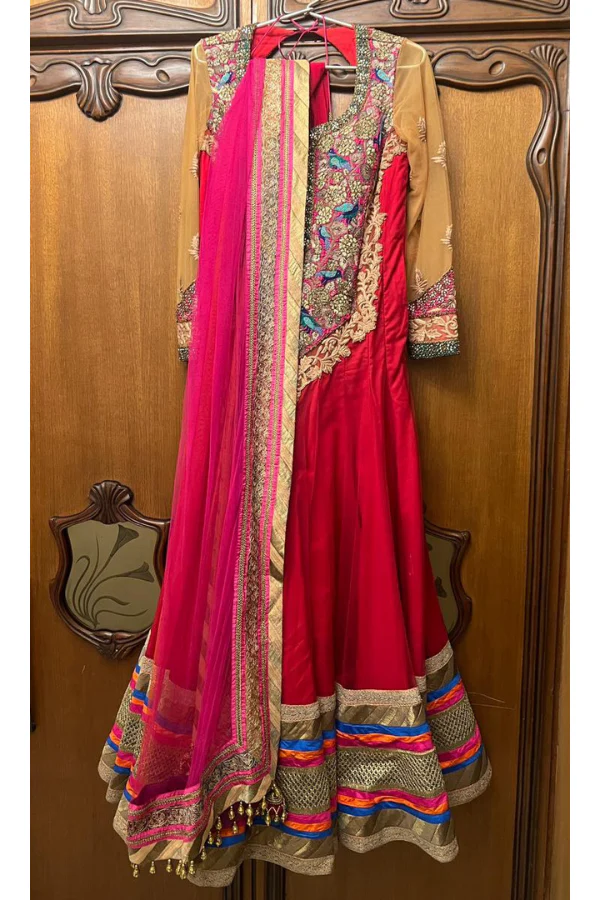 Rimple and Harpreet embroidered anarkali set