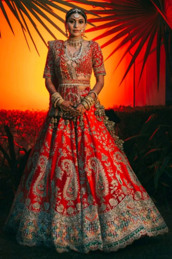 Rimple and Harpreet Lehenga - Image 3