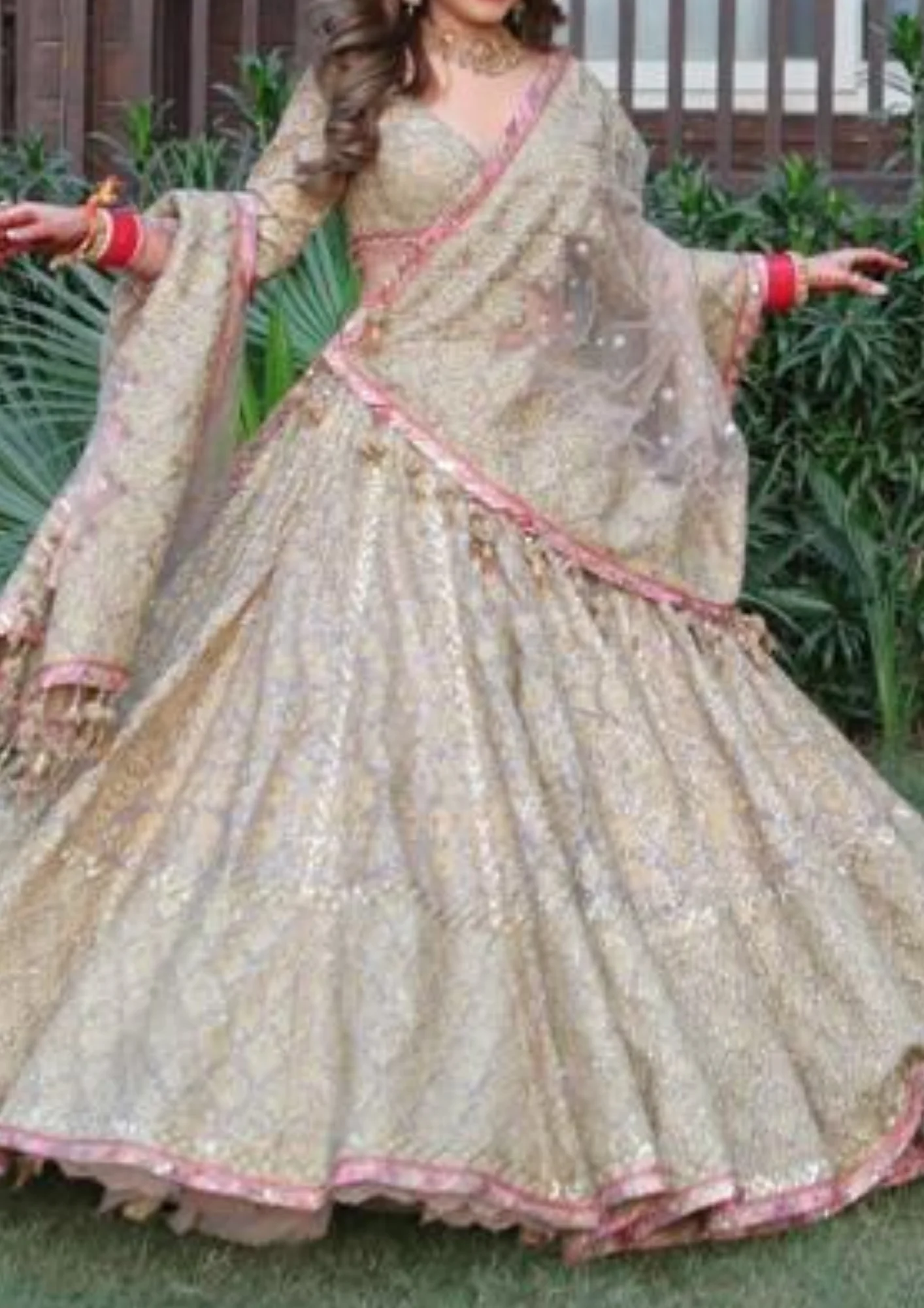 Rimple & Harpreet Bridal Lehenga Set - Image 2