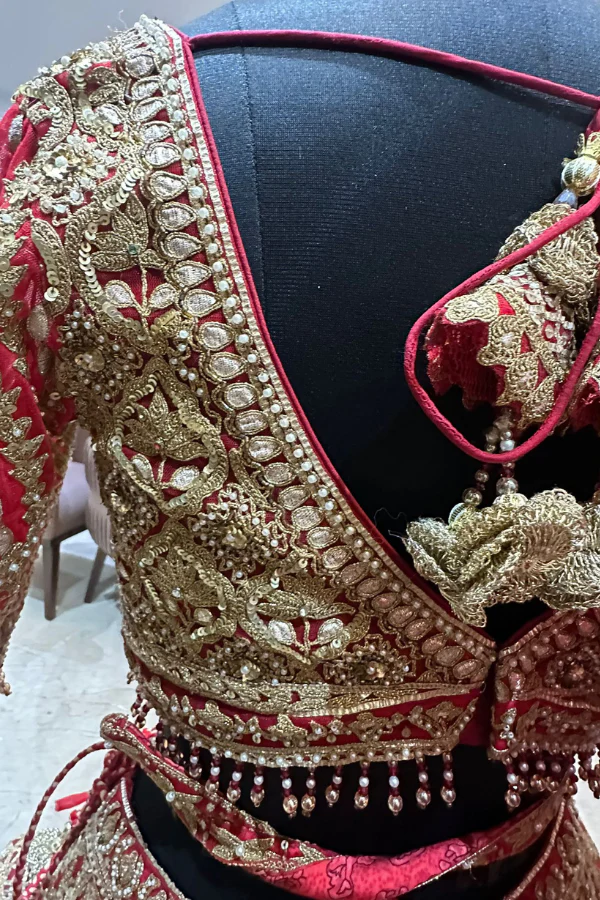Rimple & Harpreet Bridal Lehenga Set - Image 11