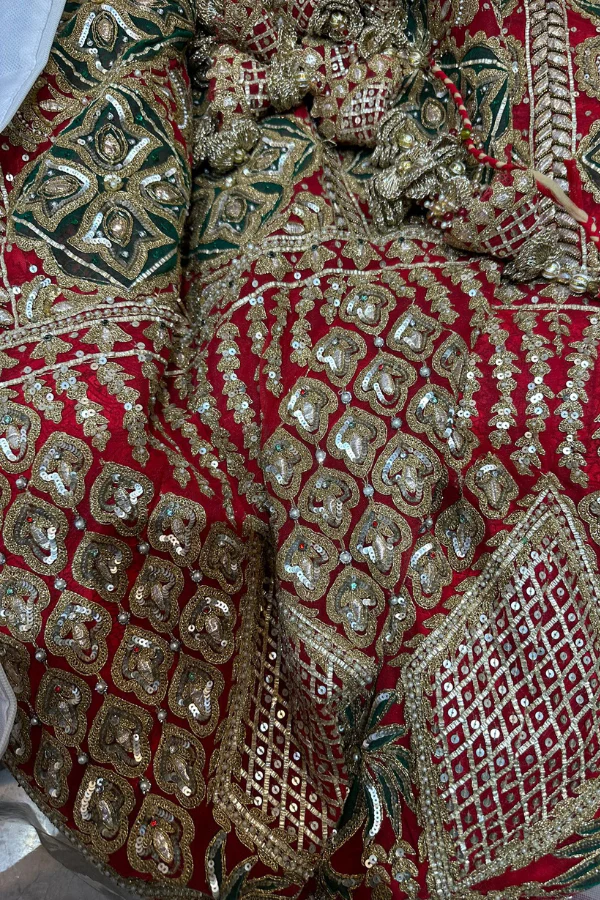 Rimple & Harpreet Bridal Lehenga Set - Image 12