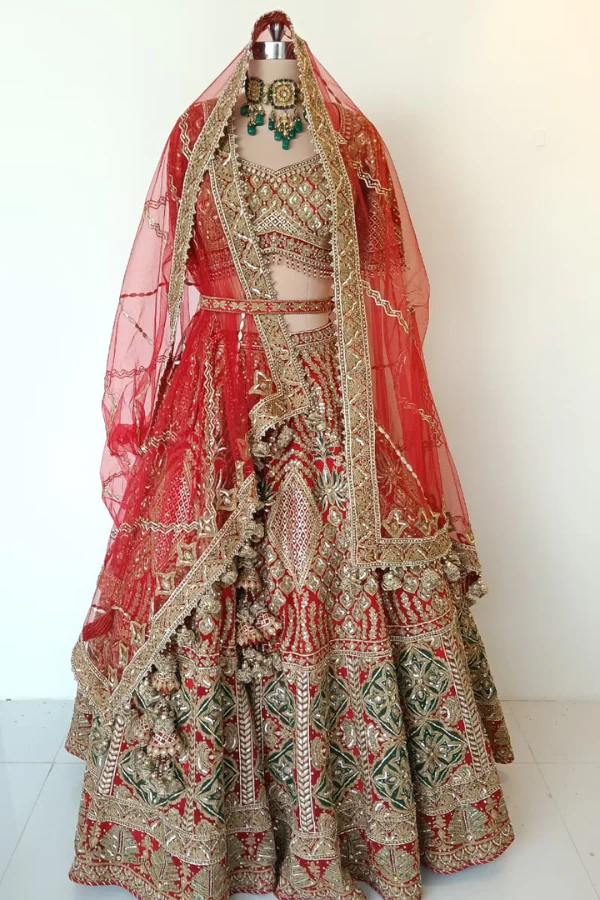 Rimple & Harpreet Bridal Lehenga Set - Image 2