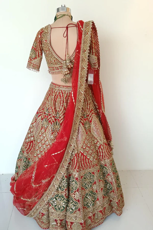 Rimple & Harpreet Bridal Lehenga Set - Image 3