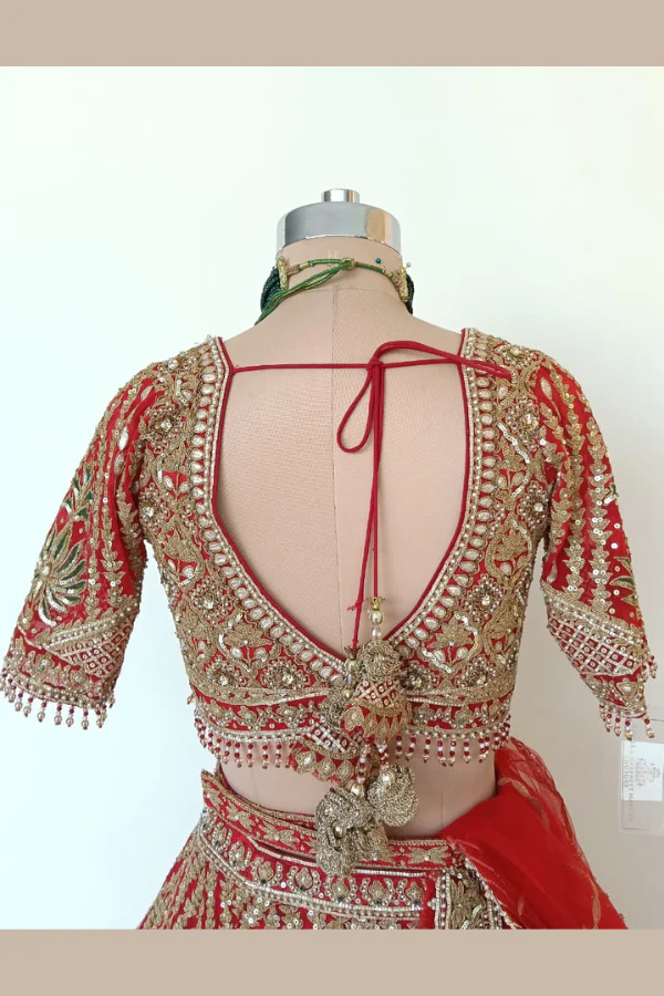 Rimple & Harpreet Bridal Lehenga Set - Image 5