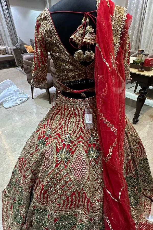 Rimple & Harpreet Bridal Lehenga Set - Image 7