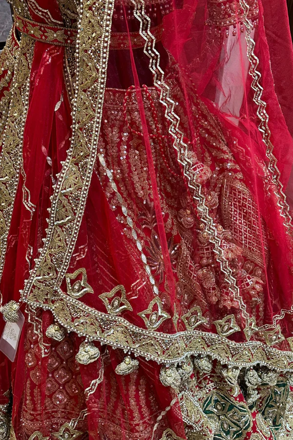 Rimple & Harpreet Bridal Lehenga Set - Image 9