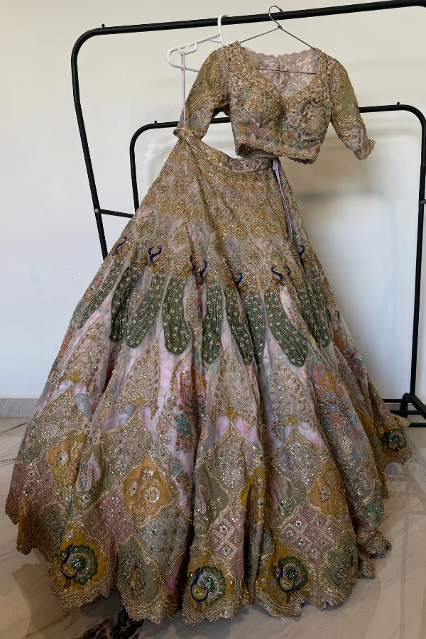 Rimple & harpreet embroidered lehenga - Image 2